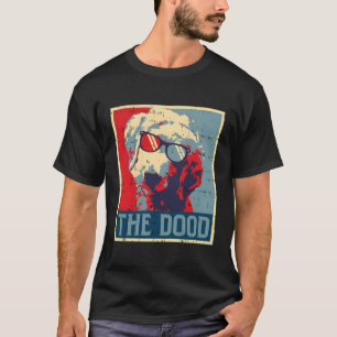 Camiseta El Dood Obama espera a los graciosos perros Golden