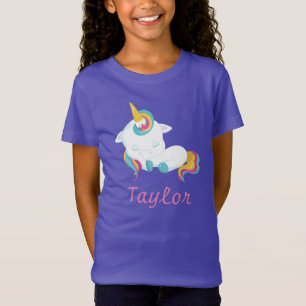 Camiseta El dormir bonito del unicornio