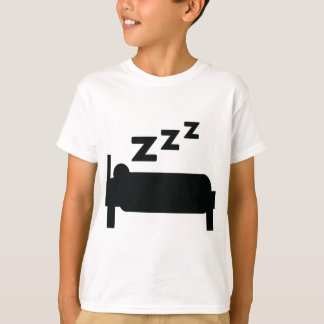 Camiseta el dormir del zzz del sleepyhead