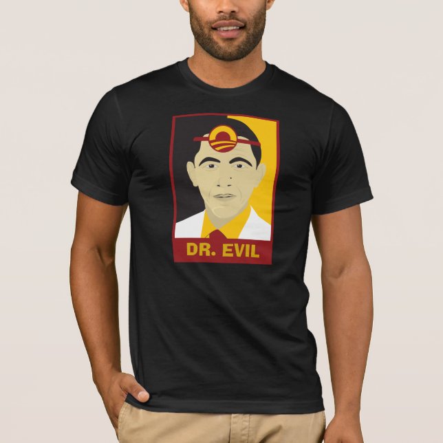 Camiseta El Dr. Evil de Anti-Obama (Anverso)
