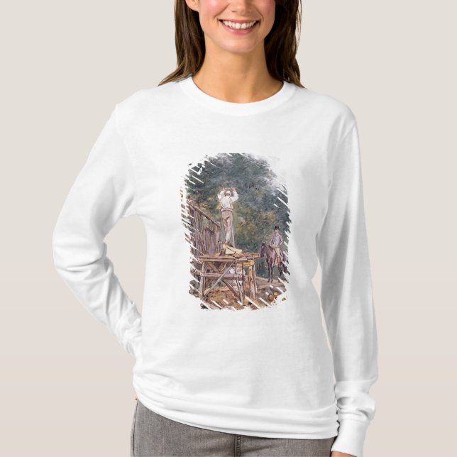 Camiseta El Dr. Monro que examina sus establos (Anverso)