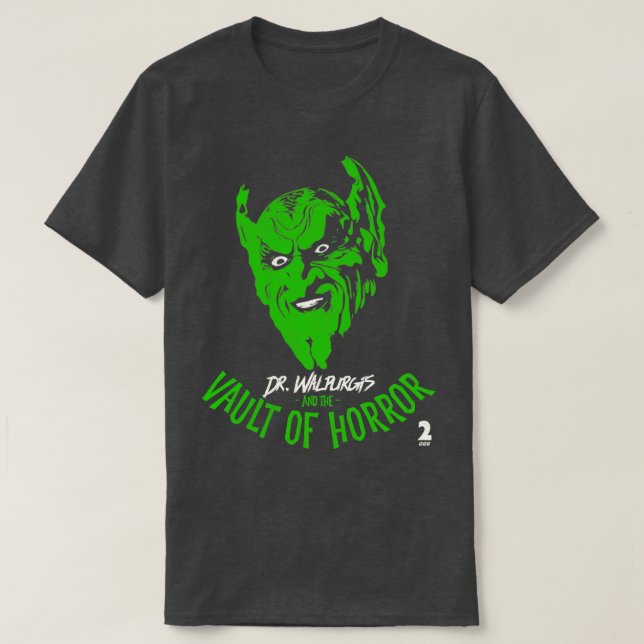 Camiseta El Dr. Walpurgis y el refugio del horror (Diseño del anverso)