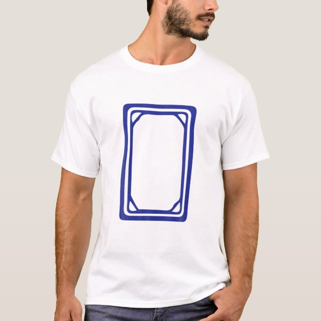 Camiseta El Dragón Blanco Mahjong Baiban 白 Tile 板. Es Mahjo (Anverso)