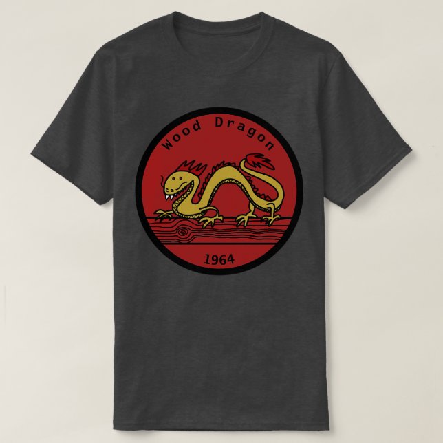 Camiseta El Dragón de la Madera Año del Dragón 1964 (Diseño del anverso)
