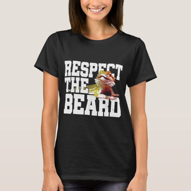 Camiseta El Dragón De Las Camas Respeta La Barba (Anverso)