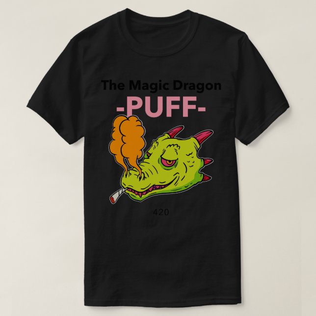 Camiseta El dragón mágico V2 (Diseño del anverso)