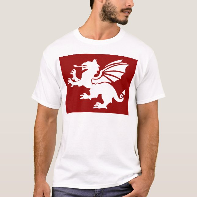 Camiseta El dragón rojo (Anverso)