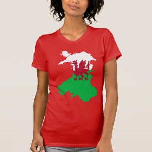 Camiseta El Dragón Rojo Mostrará El Camino