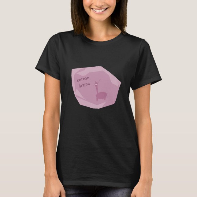 Camiseta ¡El drama coreano Llama! (Anverso)