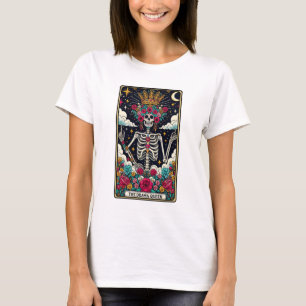 Camiseta El drama Reina Skeleton Tarot