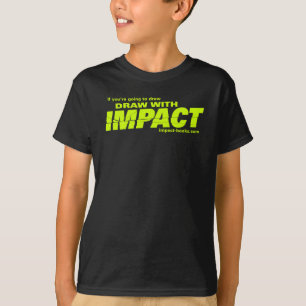 Camiseta El drenaje con impacto embroma camiseta-oscuro