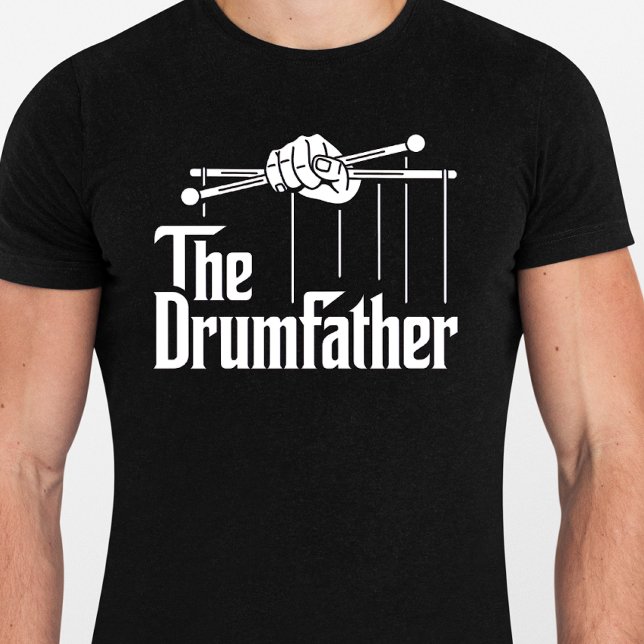 Camiseta El Drumfather - Funny Drummer Tshirt (Subido por el creador)