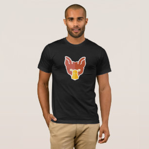 Camiseta El Duck Fox de la cara completa en la oscuridad