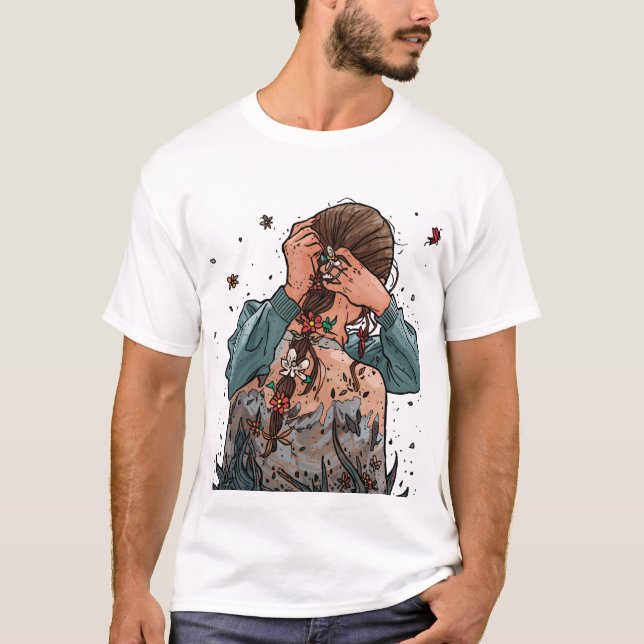 Camiseta El duelo tiene manos suaves (Anverso)