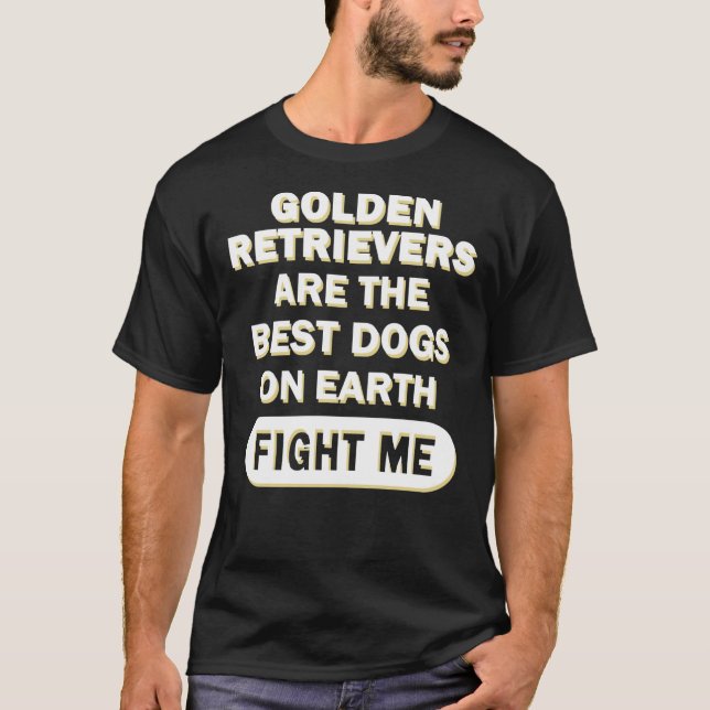 Camiseta El dueño de la cachorro del perro de Golden Retrie (Anverso)