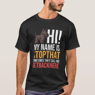 Camiseta El dueño de los cachorros de perro del Terrier de 