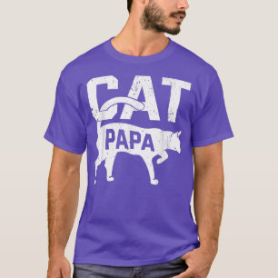 Camiseta El dueño de un Mascota de Cat Papa Kitten se mete