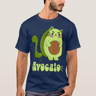 Camiseta El dueño del gato de los vegetales Aguacate Kitten