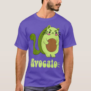 Camiseta El dueño del gato de los vegetales Aguacate Kitten