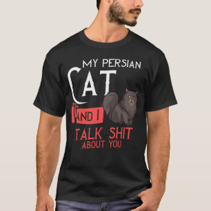 Camiseta El dueño del gato persa le regala a los gatitos