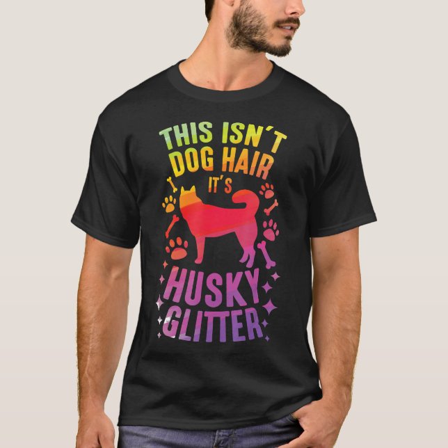 Camiseta El dueño del perro HuskynbspDog huskies del pelo d (Anverso)