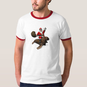 Camiseta El dulce Santa Claus ama a las Walruses