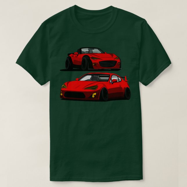 Camiseta El dúo rojo (Diseño del anverso)