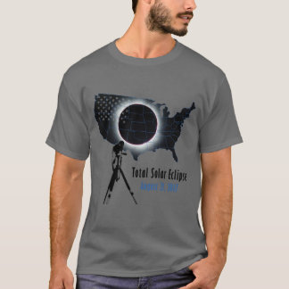 Camiseta El eclipse solar total 2017 con los E.E.U.U.