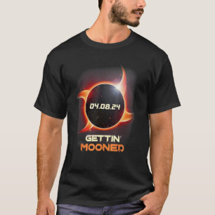 Camiseta El eclipse solar total de Ninja Shuriken se mofa