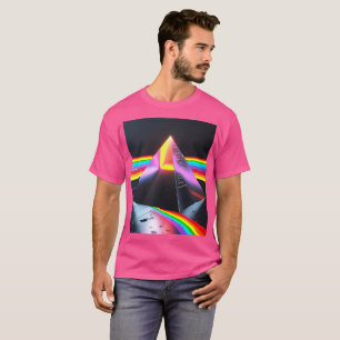 Camiseta El eco del prisma: 50 años del espectro del lado o