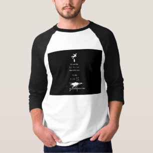 Camiseta El ecuador stickman de la bandeja matemática de Sl