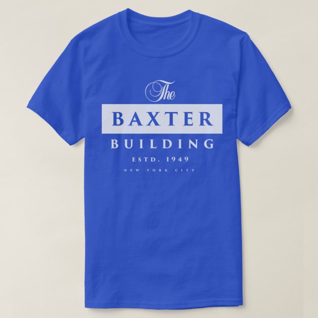 Camiseta El Edificio Baxter (Diseño del anverso)