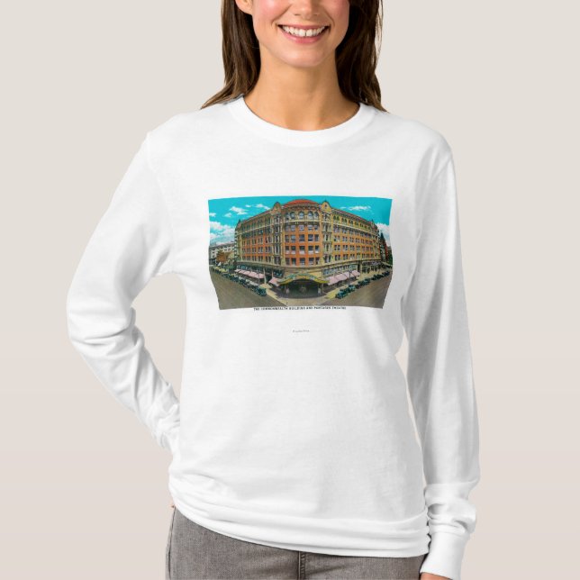 Camiseta El edificio de la Commonwealth y el teatro de (Anverso)