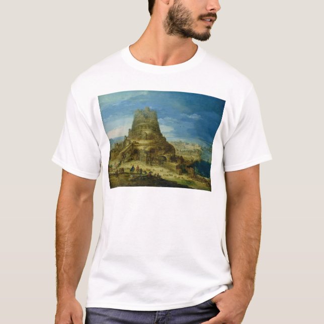 Camiseta El edificio de la torre de Babel (Anverso)