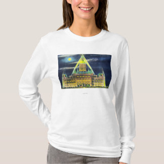 Camiseta El edificio del capitolio del estado en la noche