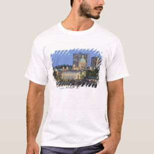 Camiseta El edificio del Parlamento iluminado en el interio
