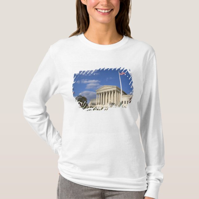 Camiseta El edificio del Tribunal Supremo de Estados Unidos (Anverso)