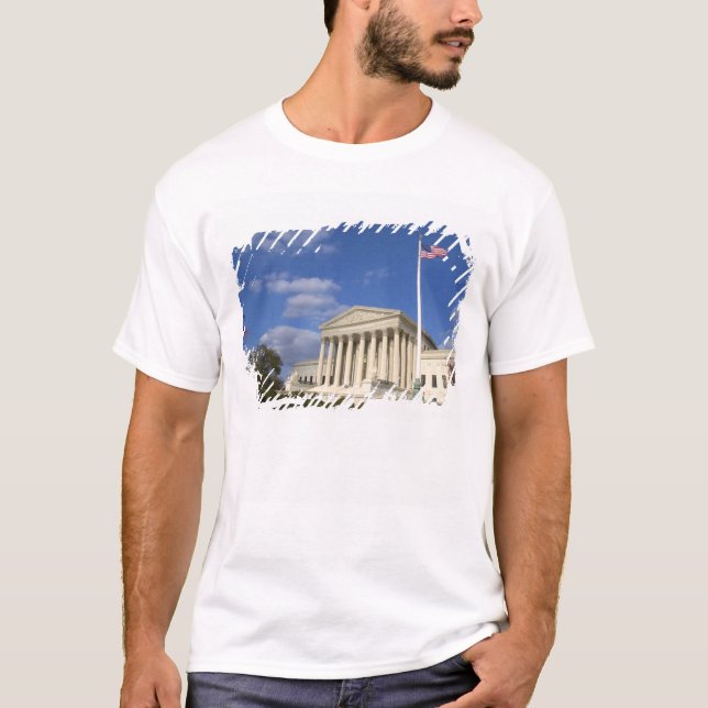 Camiseta El edificio del Tribunal Supremo de Estados Unidos (Anverso)