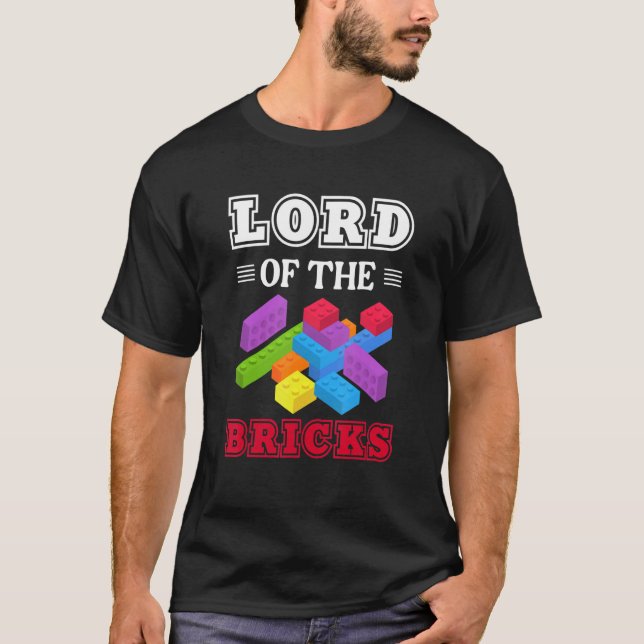 Camiseta El Edificio Master Builder Bloquea El Señor De Los (Anverso)