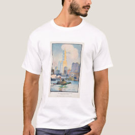 Camiseta El edificio Woolworth del ferry de Rachael