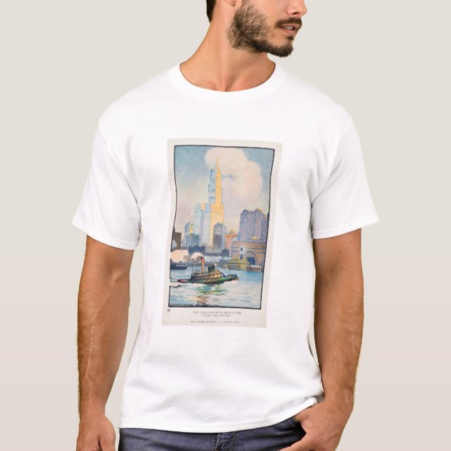 Camiseta El edificio Woolworth del ferry de Rachael (Anverso)