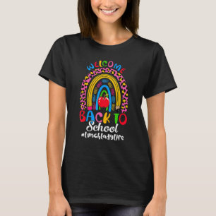 Camiseta El educador Rainbow recibe de nuevo el almuerzo es