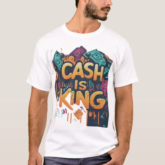 Camiseta El efectivo es rey (Anverso)