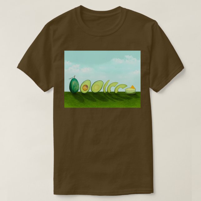 Camiseta El efecto aguacate (Diseño del anverso)