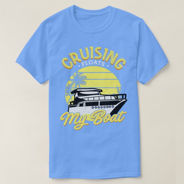 Camiseta El efecto de la angustia del barco de crucero flot (Diseño del anverso)