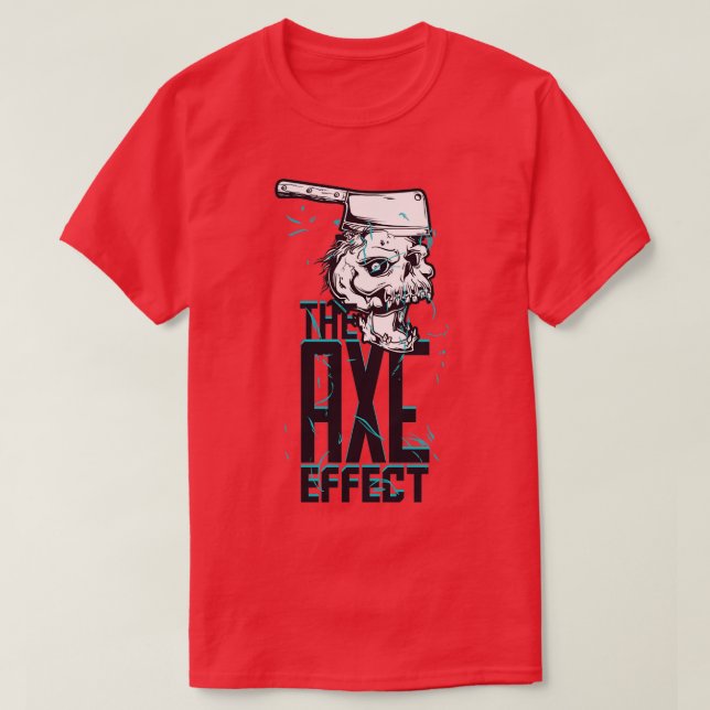 Camiseta El efecto hacha 5 (Diseño del anverso)