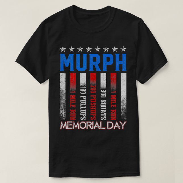 Camiseta El ejercicio de entrenamiento Murph Challenge Memo (Diseño del anverso)