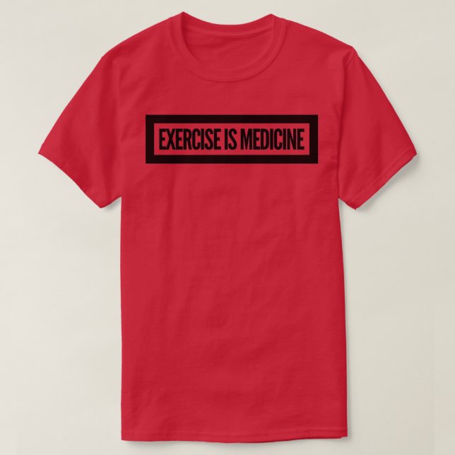 Camiseta El Ejercicio Es Medicina  (Diseño del anverso)