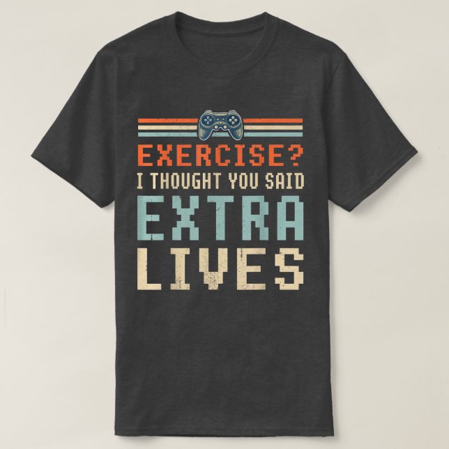 Camiseta El Ejercicio Que Pensé Que Dijiste Que Etra Vive D (Diseño del anverso)