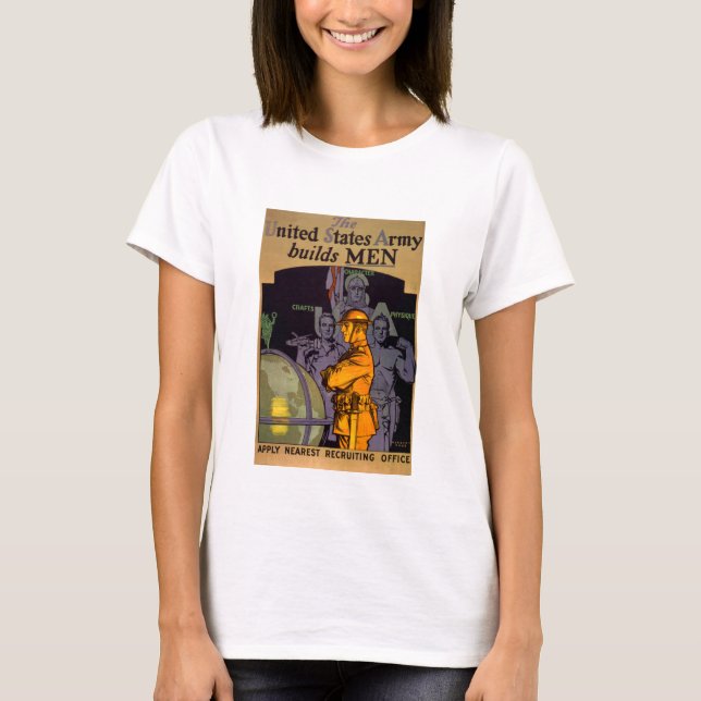 Camiseta El ejército construye MEN (Anverso)